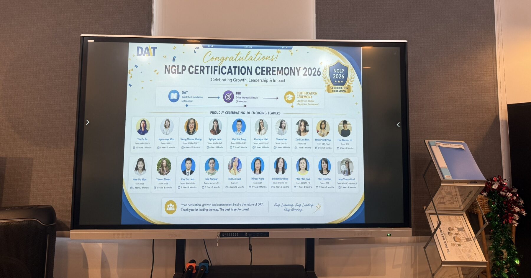 [FY2026] Next Generation Leadership Program Completion Ceremony 
